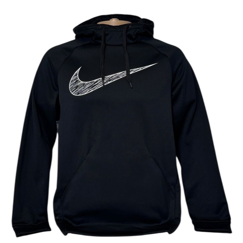 Nike Dri-FIT Men's Size Small Black Training Pocket Hoodie Pullover Standard Fit